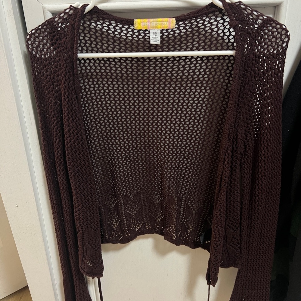 Women's Brown Knit Sweater